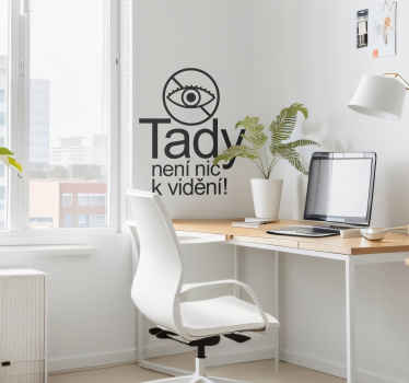 Není tu nic k vidění další textová nálepka - TenStickers