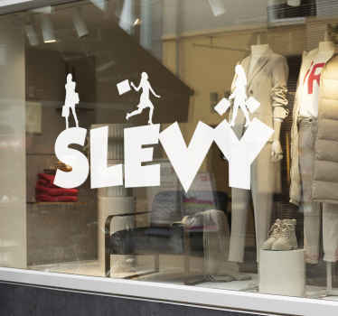 Slevy samolepka s nakupujícími ženami - TenStickers