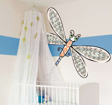 아이 잠자리 벽 스티커 - TenStickers