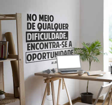 Autocolante de citações celebres Einstein - TenStickers