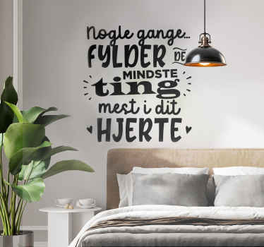 inspirerende citat til soveværelse wallsticker - TenStickers