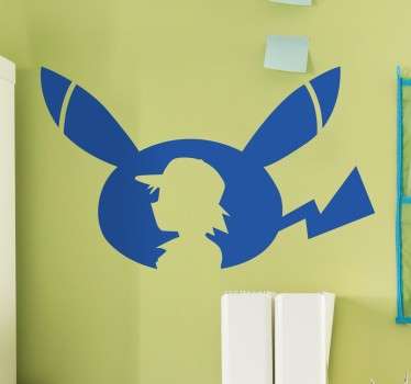 Pokemon Go Pikachu Muursticker - TenStickers