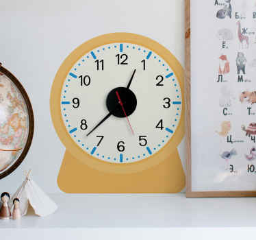 Reloj adhesivo pared para niños - TenVinilo