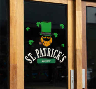 Saint Patrick's promotion shop window sticker - TenStickers
