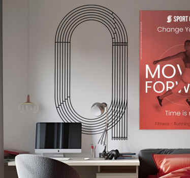 奥林匹克运动贴纸 运行轨道 - TenStickers