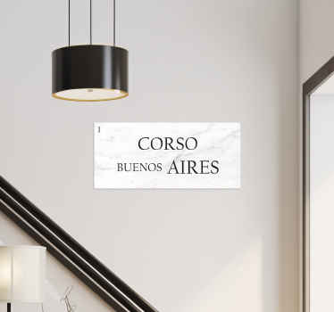 Adesivo personalizzato segnale stradale milano - TenStickers