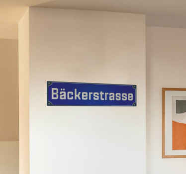 Aufkleber Verkehrsschilder straßenschild zürich - TenStickers