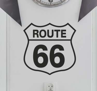 Route 66 Stickers - TenStickers