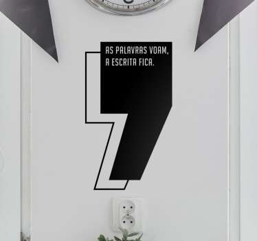 vinilo decorativo escrita fica - TenStickers