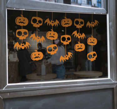 Wandtattoo Halloween Girlanden - TenStickers