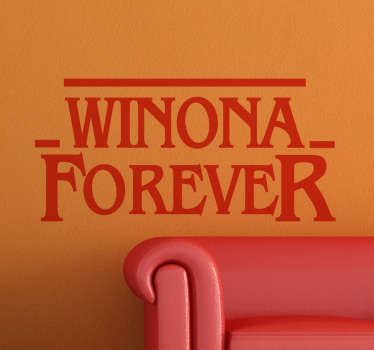 Adesivo decorativo Winona Forever - TenStickers