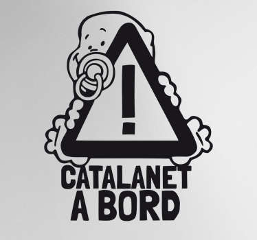 Adhesivo decorativo catalanet a bord - TenVinilo