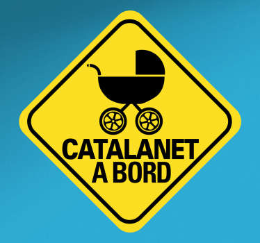 Vinilo decorativo catalanet a bord - TenVinilo