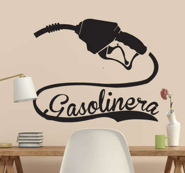 Vinilo decorativo gasolinera - TenVinilo