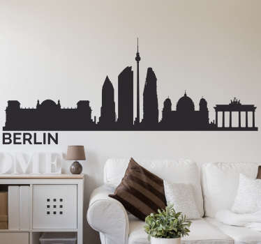 Adesivi skyline Berlino - TenStickers