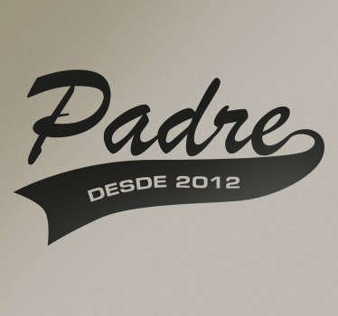 Vinilo personalizable padre desde - TenVinilo