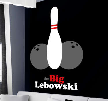 sticker the big lebowski bowling - TenStickers