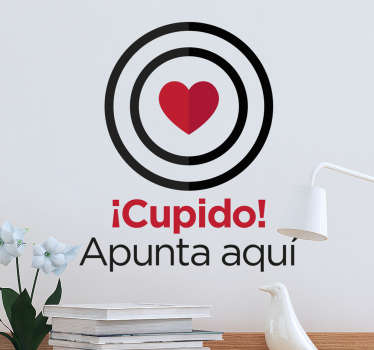 Vinilo Cupido apunta aquí - TenVinilo