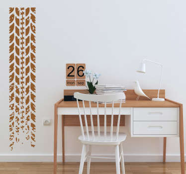 Naklejka dekoracyjna - Ślady opon - TenStickers