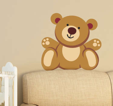 Teddy Bear Wall Sticker - TenStickers