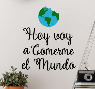 Vinilo comerme el mundo - TenVinilo