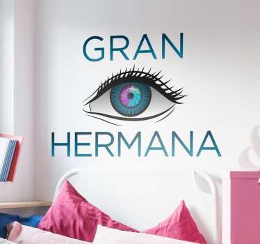 Vinilo logo gran hermana - TenVinilo