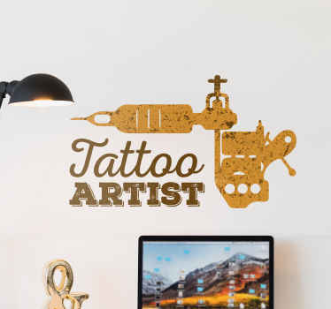 タトゥーアーティストウォールステッカー - TENSTICKERS