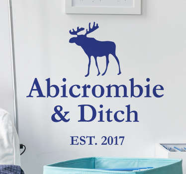 Wandtattoo Abicrombie & Ditch - TenStickers