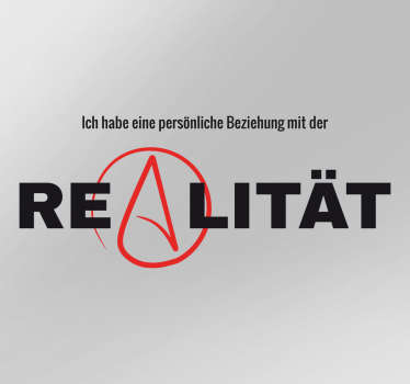 Aufkleber Atheismus Realität - TenStickers