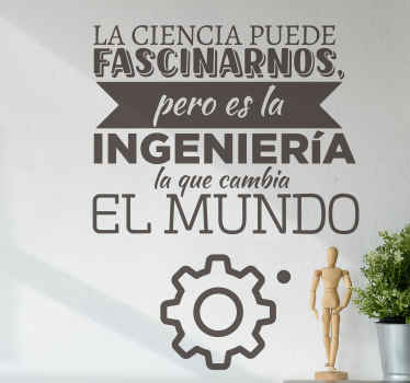Vinilo ingeniería cambiar el mundo - TenVinilo