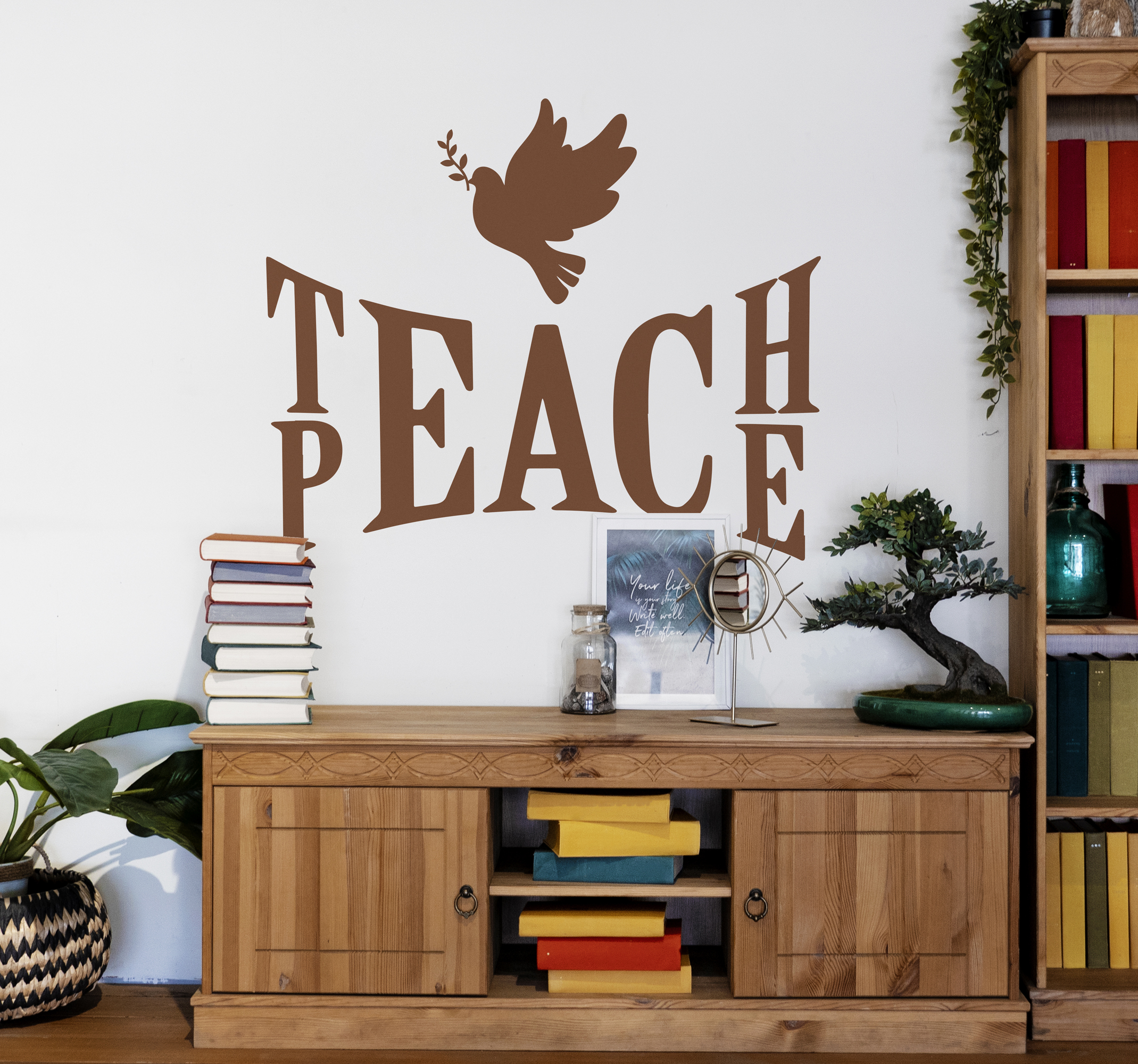 Adesivo teach peace