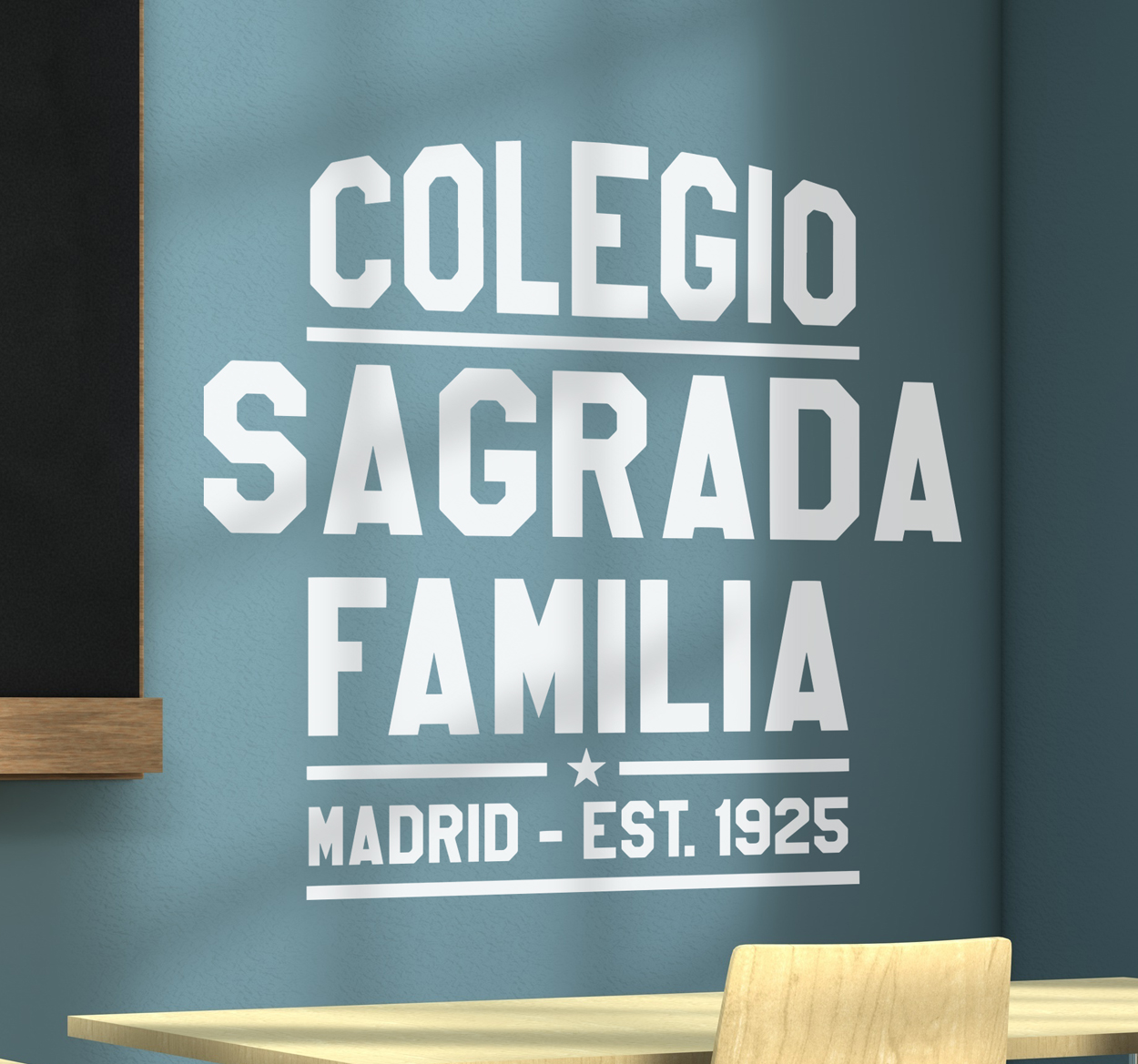 Vinilo personalizable para colegios