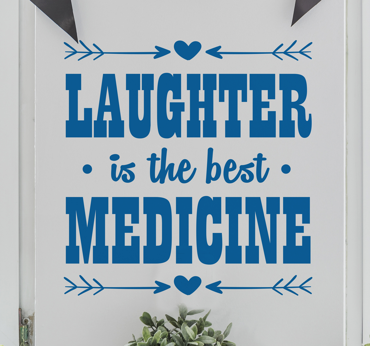 Frases en vinilo laughter best medicine Frases en vinilo laughter best medicine