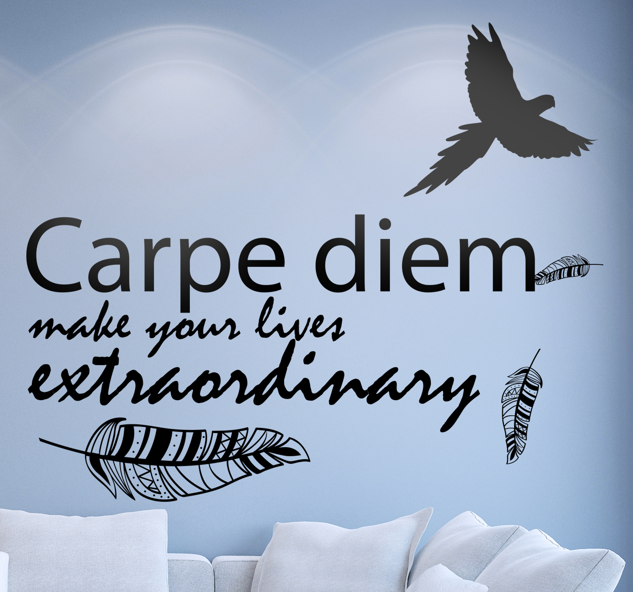 Muursticker Carpe Diem extraordinary