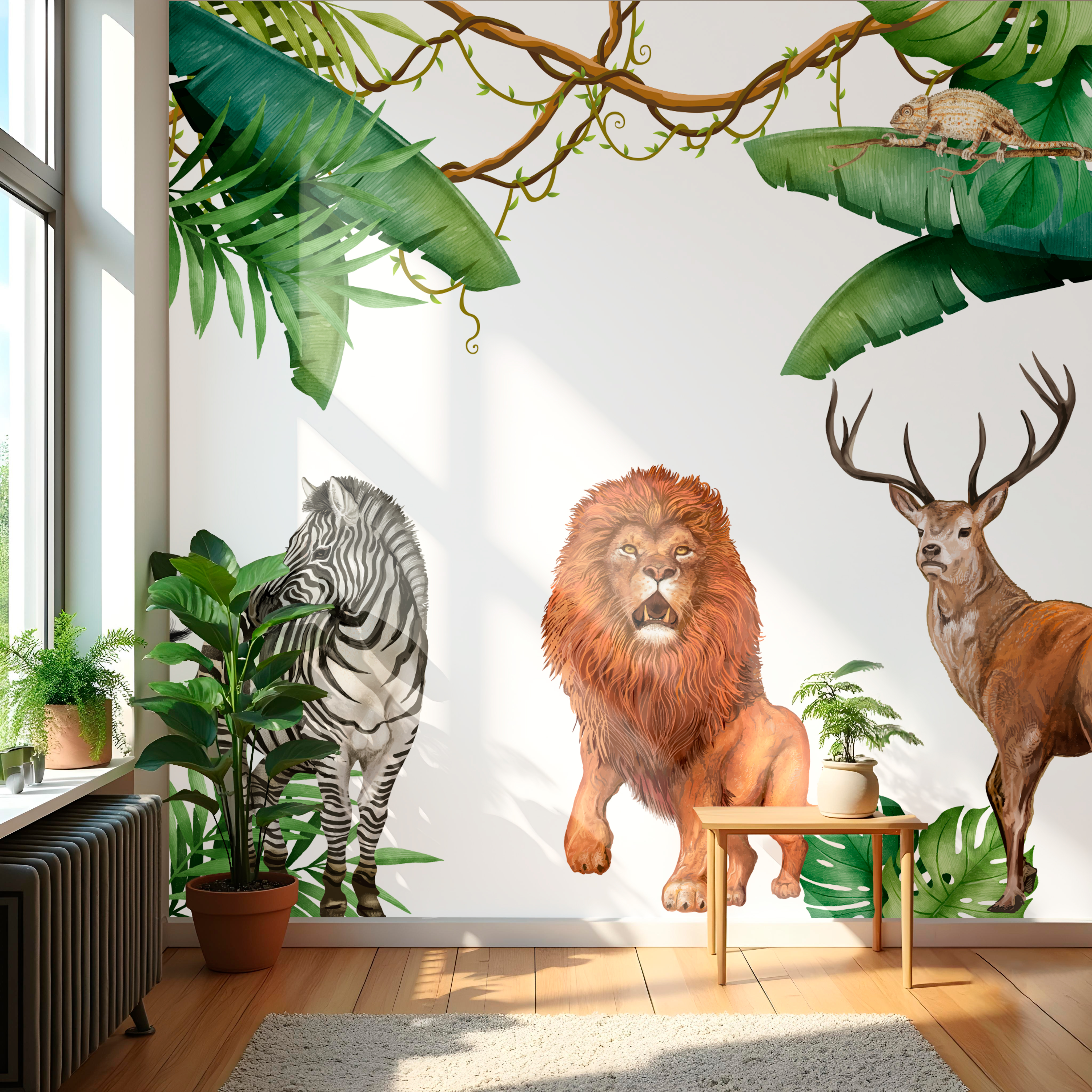 Tenstickers Jungle-avontuur muursticker