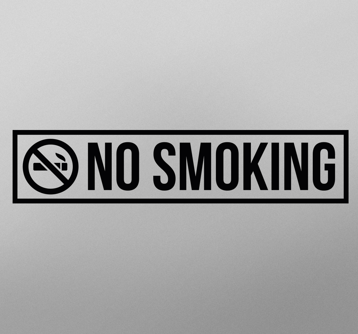 Tenstickers Muursticker No smoking