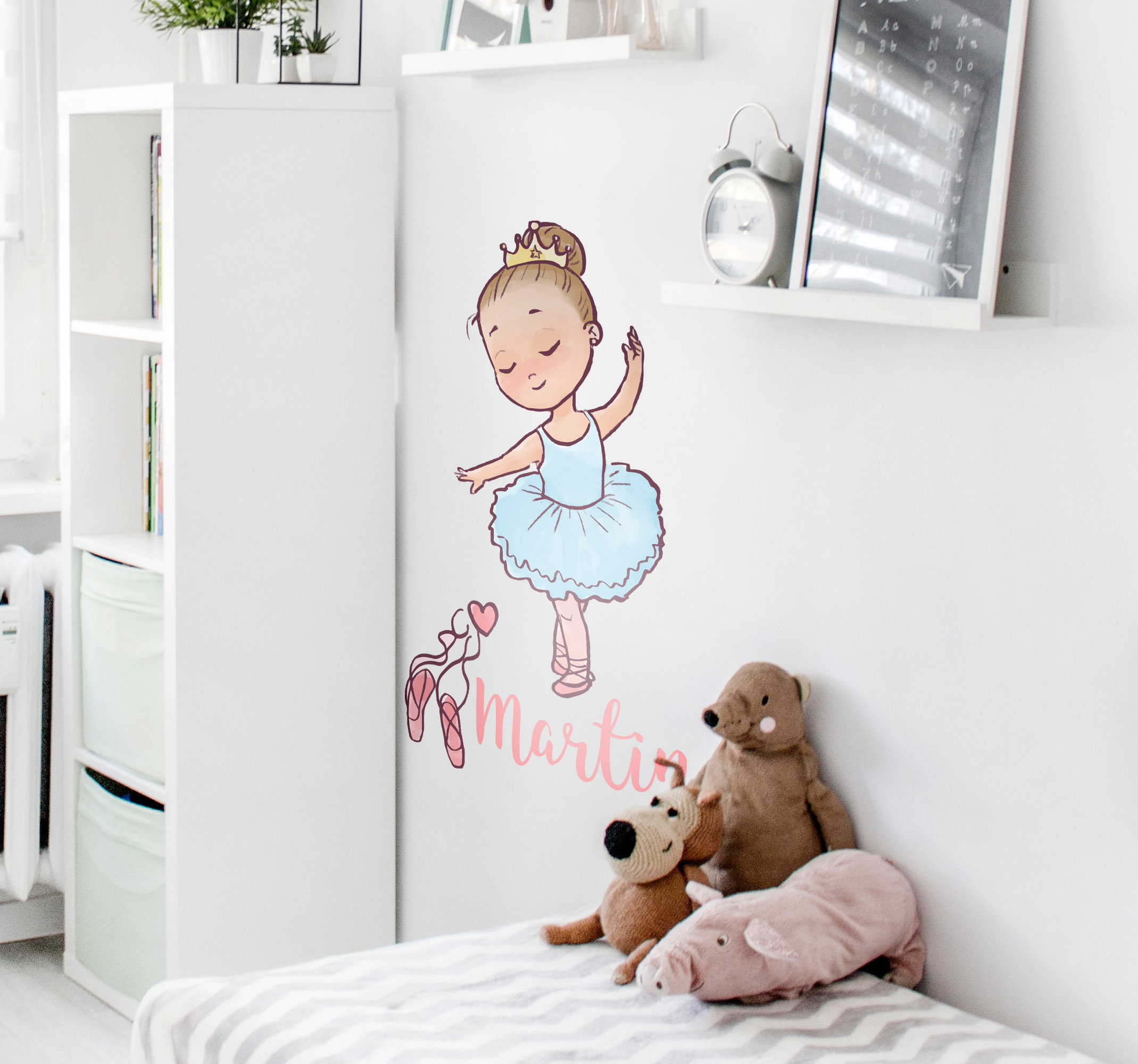 Tenstickers Muursticker ballet personaliseren