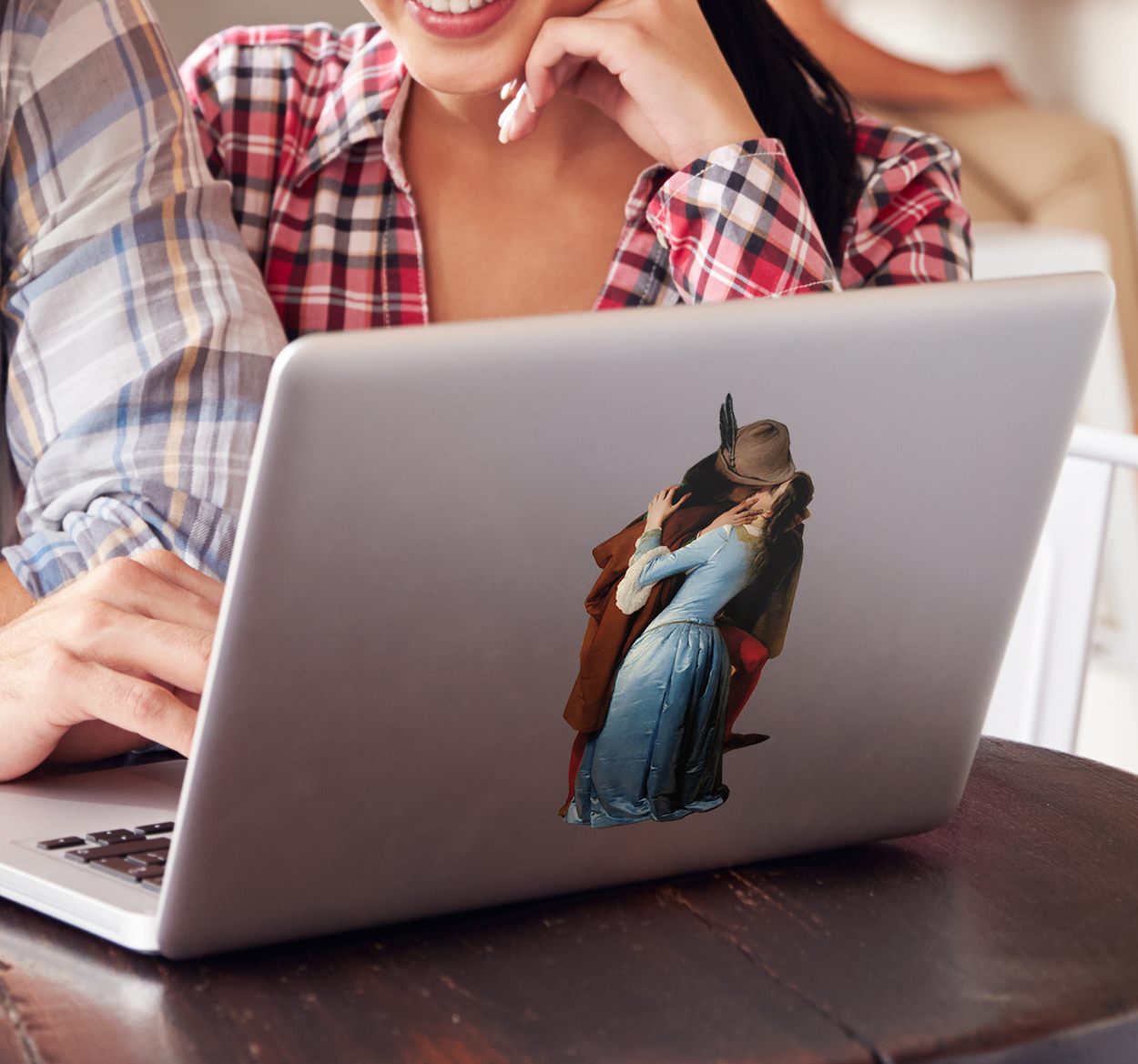 Adesivo portatile il bacio hayez