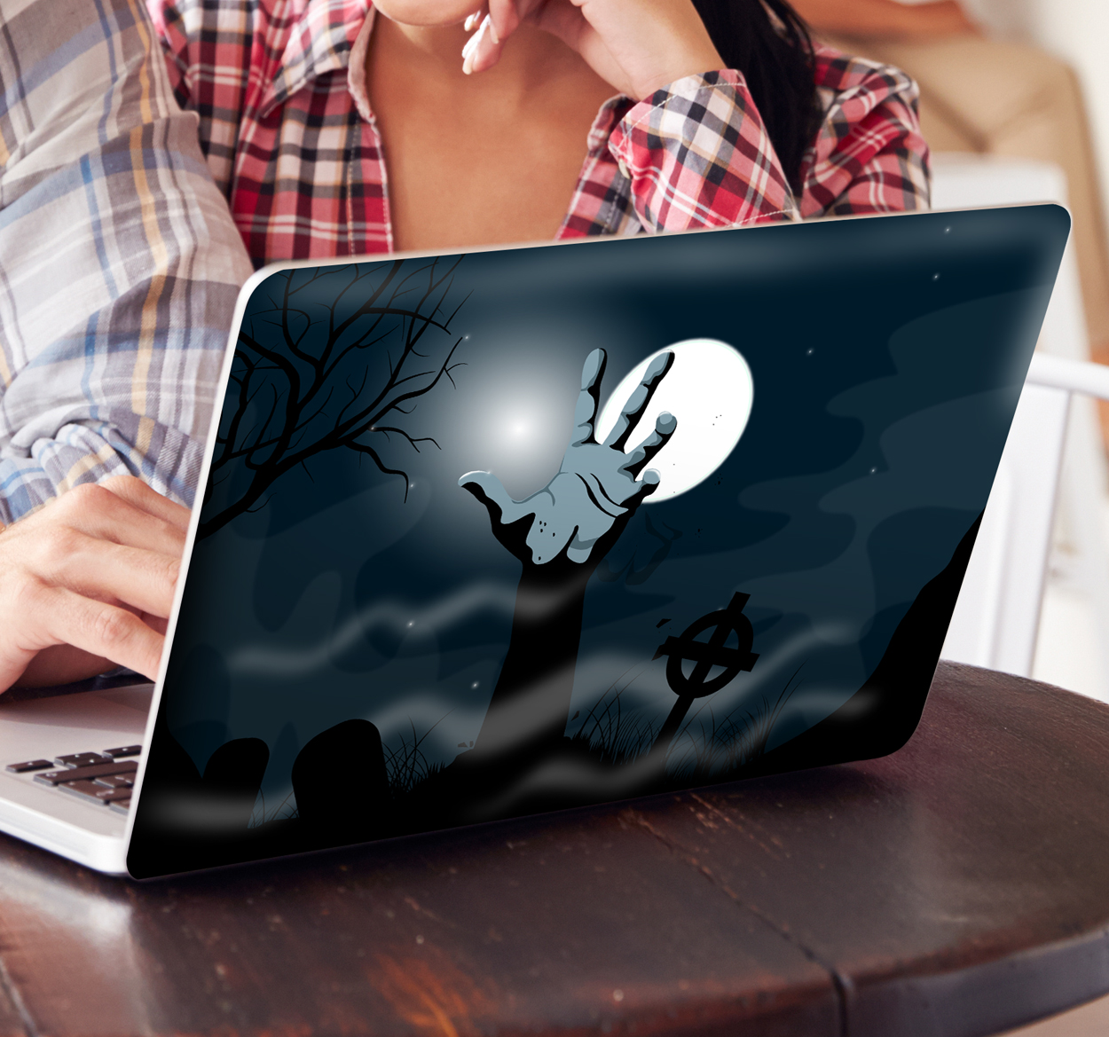 Adesivo per pc morti viventi
