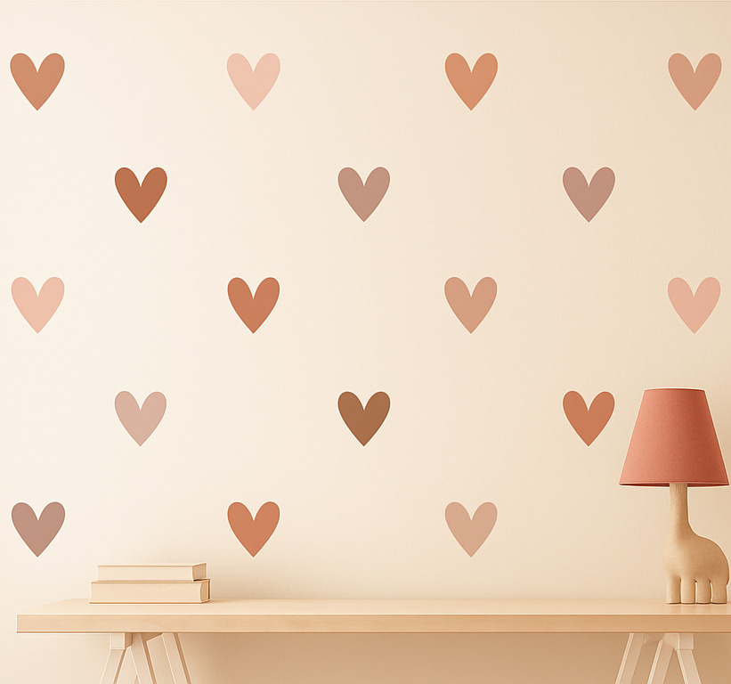 Tenstickers Kleine elegante harten muursticker