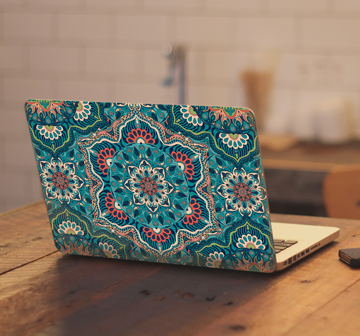 Adesivo per computer con mandala