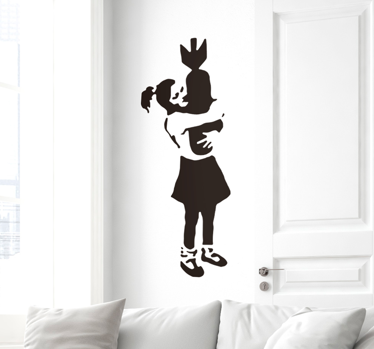 Banksy sticker