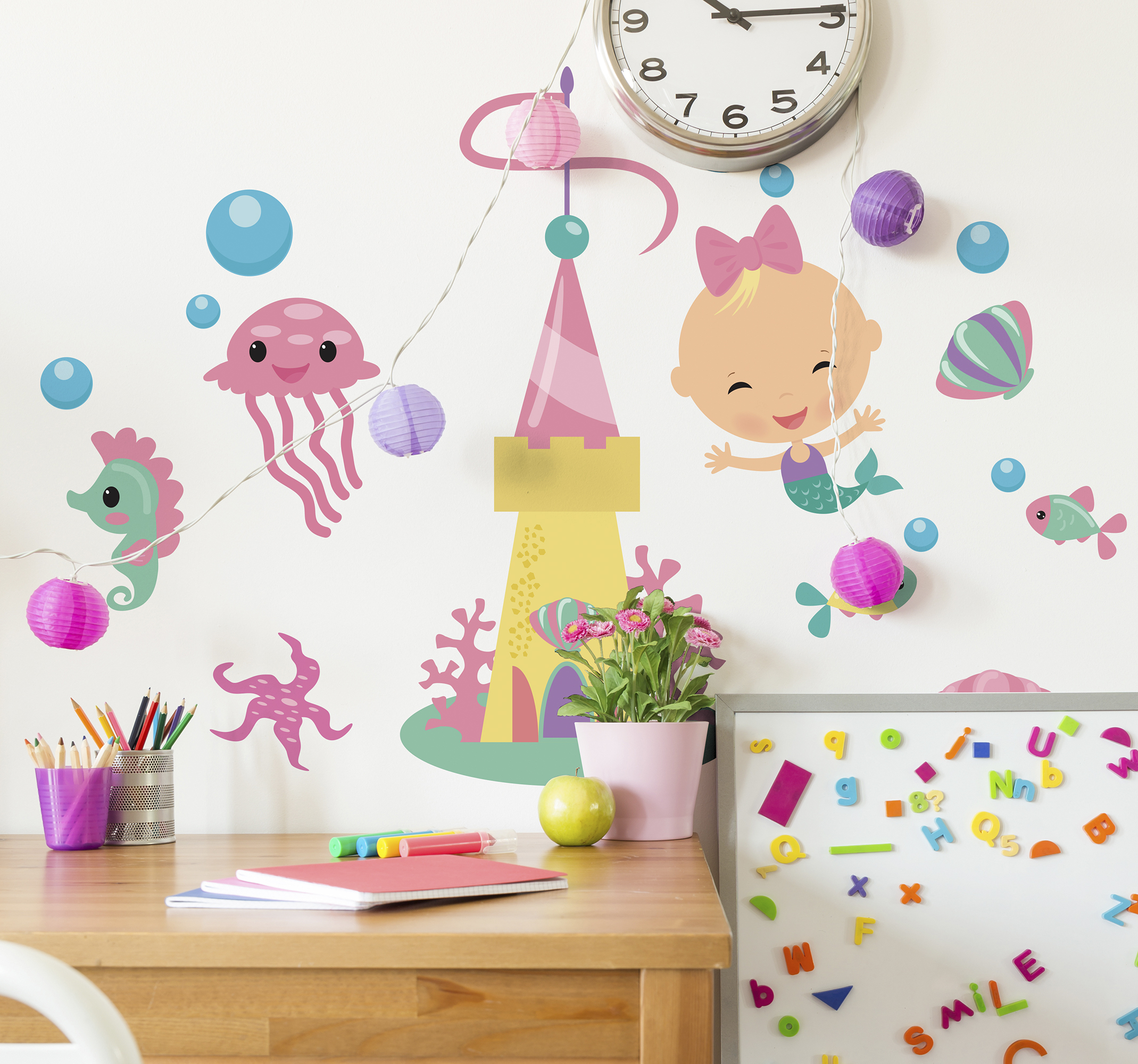 Tenstickers Muursticker kinderkamer zeedieren