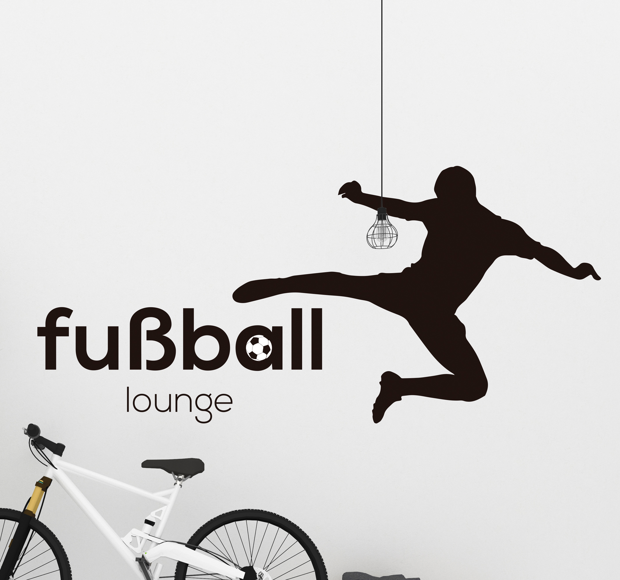 Wandtattoo Fußball Lounge
