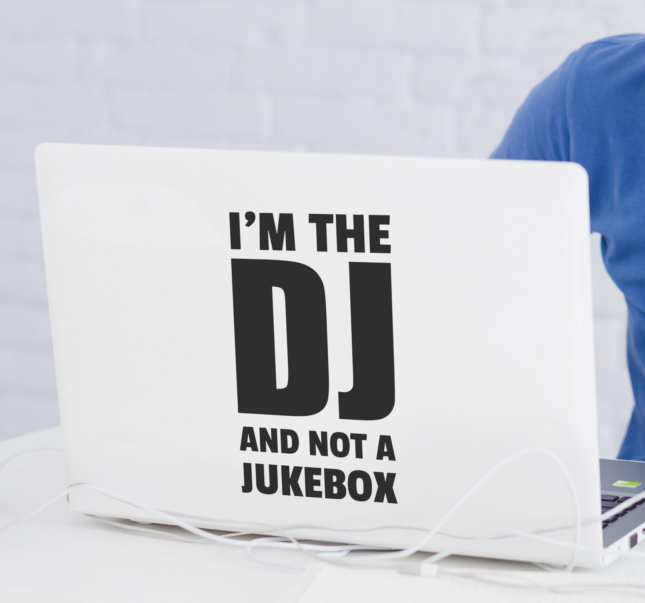 Adesivo per pc per dj