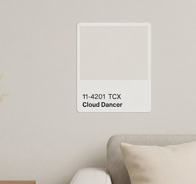 Tenstickers Muursticker grijs kleurkaart