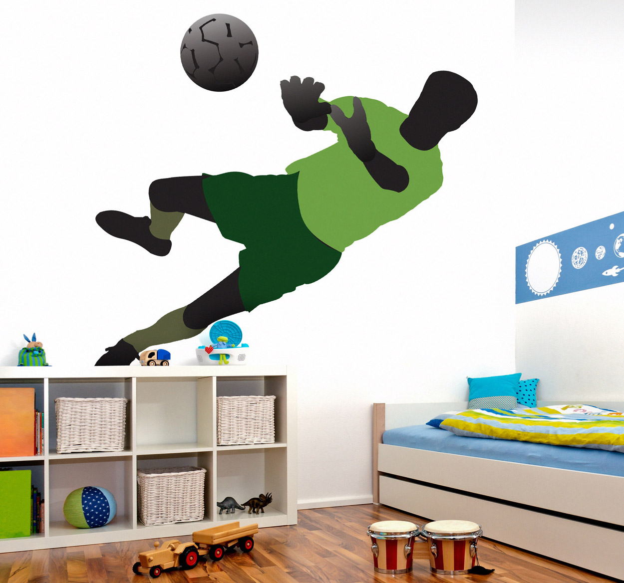 Aufkleber Fußball Torwart
