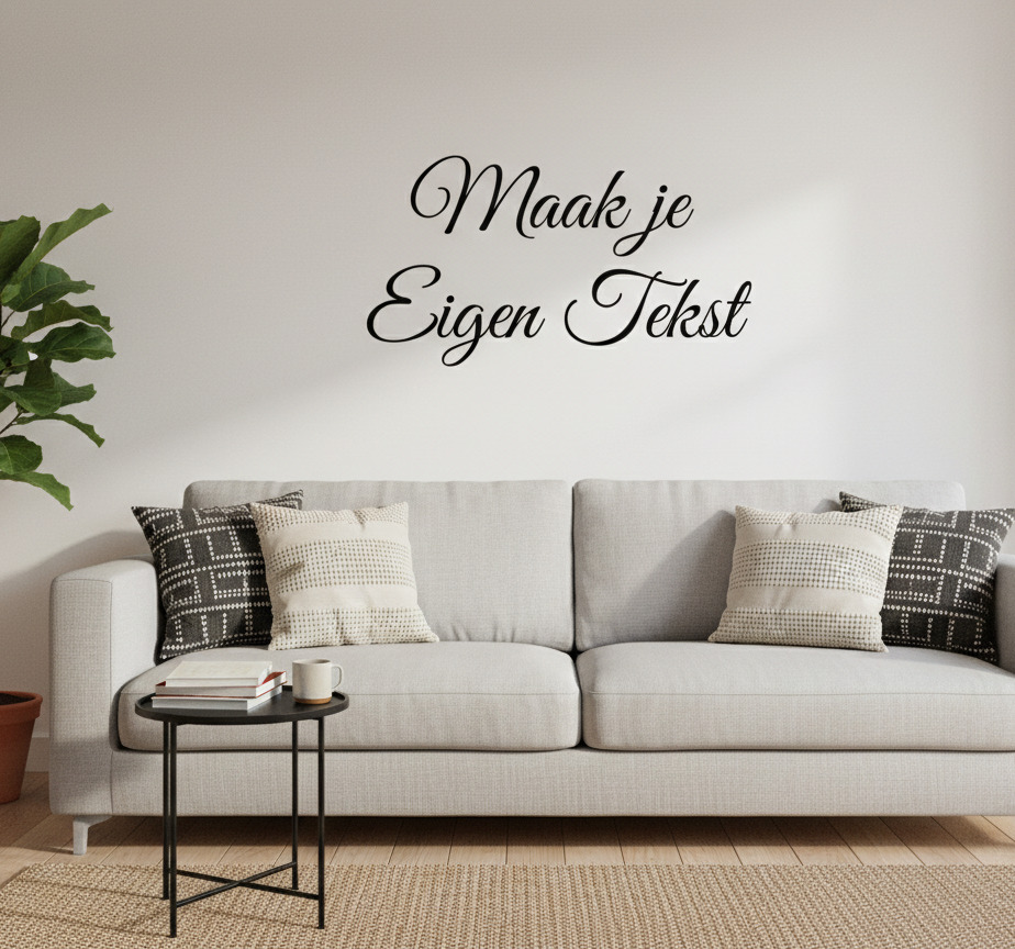 Tenstickers Muursticker gepersonaliseerde tekst sticker