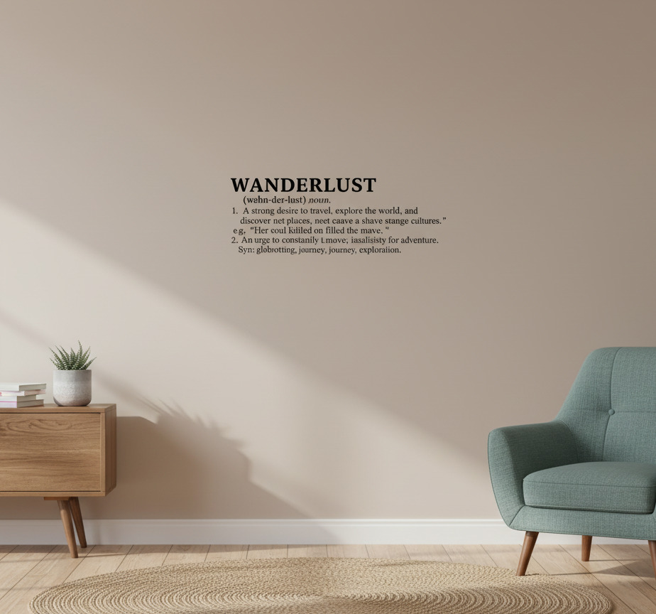 Tenstickers Muursticker gepersonaliseerde woordenboekdefinitie