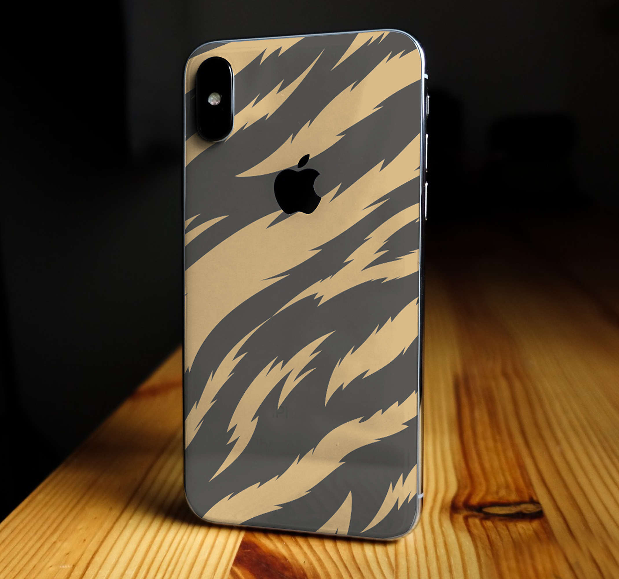Tijger textuur iphone sticker